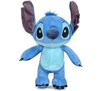 Disney Peluche Stitch Blue Alien - Hauteur 30cm - avec Son Hawaiian Music Hawaii - Officiel