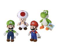 Disney Peluche Supermario 4 Assorti 20 Cm