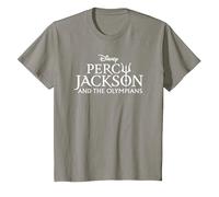Disney Percy Jackson and the Olympians Series Title Logo T-Shirt, Enfant, Ardoise, 6 ans