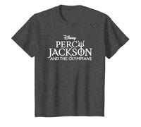 Disney Percy Jackson and the Olympians Series Title Logo T-Shirt, Enfant, Chiné Foncé, 4 ans