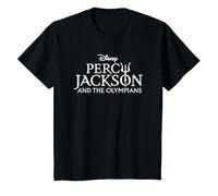 Disney Percy Jackson and the Olympians Series Title Logo T-Shirt, Enfant, Noir, 10 ans