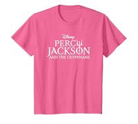 Disney Percy Jackson and the Olympians Series Title Logo T-Shirt, Enfant, Rose Chiné, 4 ans