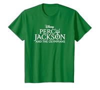 Disney Percy Jackson and the Olympians Series Title Logo T-Shirt, Enfant, Vert Kelly, 10 ans