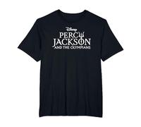 Disney Percy Jackson and the Olympians Series Title Logo T-Shirt, Homme Grandes tailles, Noir, 3X Tall