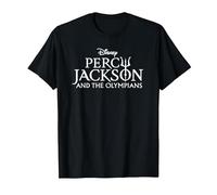 Disney Percy Jackson and the Olympians Series Title Logo T-Shirt, Homme, Noir, M