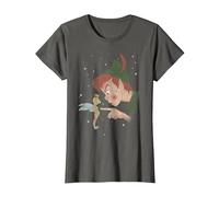 Disney Peter Pan Clochette Hey You T-Shirt, Femme, Asphalte, S