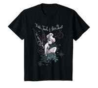Disney Peter Pan Fée Clochette Believe T-shirt graphique T-Shirt, Enfant, Noir, 6 ans