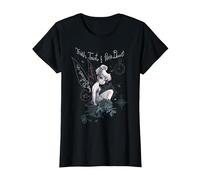 Disney Peter Pan Fée Clochette Believe T-shirt graphique T-Shirt, Femme, Noir, XXL