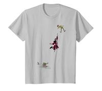 Disney Peter Pan Hook Falling To The Alligator T-Shirt, Enfant, Argent, 4 ans