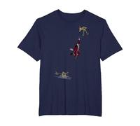 Disney Peter Pan Hook Falling To The Alligator T-Shirt, Homme Grandes tailles, Bleu Marine, 6X Tall