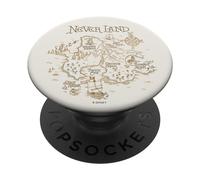 Disney Peter Pan Never Land Map And Compass PopSockets PopGrip Interchangeable