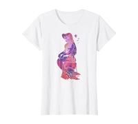 Disney Peter Pan Never Land Mermaid Fill T-Shirt, Femme, Blanc, S