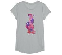 Disney Peter Pan Never Land Mermaid Fill T-Shirt, Fille, Gris Chiné, S