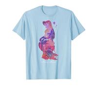 Disney Peter Pan Never Land Mermaid Fill T-Shirt, Homme, Bleu Céleste, S