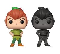 Funko Figurines en vinyle Disney Peter Pan avec ombre – Lot de 2, 9 cm