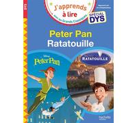 Hachette Pratique – Disney : Peter Pan / Ratatouille – Spécial DYS (dyslexie)
