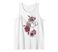 Disney Peter Pan Tinkerbell Flowers Floral Outline Débardeur