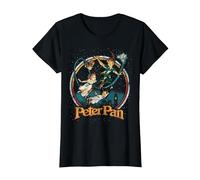 Disney Peter Pan Vintage Style Group Shot Logo T-Shirt