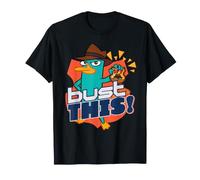 Disney Phineas and Ferb Perry the Platypus Agent P Bust This T-Shirt
