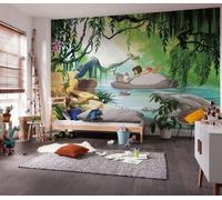 Photo Murale sur Papier, 368cm x 254cm, Disney Junggle Book Nager avec Baloo