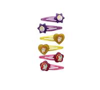 Disney Pincesses - Lot de 6 Pinces à Cheveux Clic Clac - Produit Officiel Disney