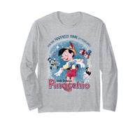 Disney Pinocchio for The Happiest Time in Your Life Retro Manche Longue
