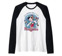 Disney Pinocchio for The Happiest Time in Your Life Retro Manche Raglan