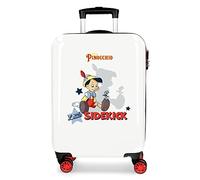 Disney Pinocchio Valise de Cabine Multicolore 38 x 55 x 20 cm Rigide ABS Fermeture à Combinaison latérale 34 l 2 kg 4 Roues Doubles