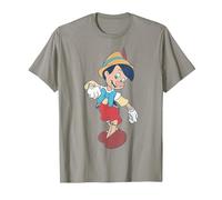Disney Pinocchio Vintage Portrait T-Shirt, Homme, Ardoise, S