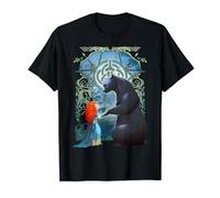 Disney Pixar Brave Merida And Bear Profile Portrait T-Shirt