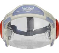 Disney Pixar Buzz l’Éclair Visière de Buzz l’Éclair, déguisement violet, rouge et blanc avec sangle ajustable et visière mobile, Jouet Enfant, Dès 4 ans, HHJ73