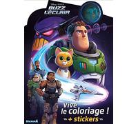Disney Pixar Buzz l'Éclair - Vive le coloriage ! - Livre de coloriage avec stickers - Dès 4 ans