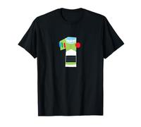 Disney & Pixar Buzz Lightyear Numbers 1 First 1st Birthday T-Shirt
