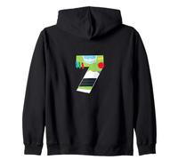 Disney & Pixar Buzz Lightyear Numbers 7 Seventh 7th Birthday Sweat à Capuche