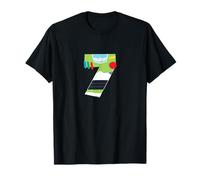 Disney & Pixar Buzz Lightyear Numbers 7 Seventh 7th Birthday T-Shirt