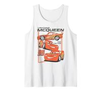 Disney Pixar Cars 2 Lighting Mc Queen Take the Lead Poster Débardeur