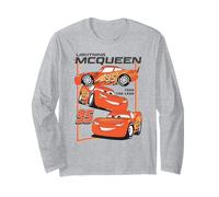 Disney Pixar Cars 2 Lighting Mc Queen Take the Lead Poster Manche Longue