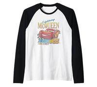 Disney Pixar Cars 2 Lighting MC Queen Think Fast Portrait Manche Raglan