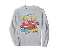 Disney Pixar Cars 2 Lighting MC Queen Think Fast Portrait Sweatshirt
