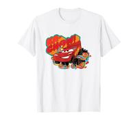 Disney Pixar Cars 2 Lightning McQueen Big Ka-Chow! Big Logo T-Shirt