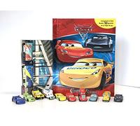 Disney/Pixar Cars 3 Comptines et Figurines - Livre illustré, 10 Figurines, Tapis de Jeu