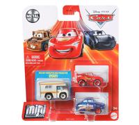 Disney Pixar Cars - Assortiment Pack De 3 Mini-Véhicules - Petite Voiture - 3 Ans et +