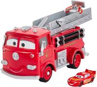 Disney Pixar Cars Color Changers coffret véhicule Red cascade et éclaboussures, camion de pompiers rouge et voiture incluse, jouet pour enfant, GPH80