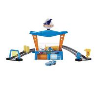 Disney Pixar Cars Color Changers Station de Lavage Dinoco avec voitures qui changent de couleur dans l'eau, Pitty et Flash McQueen, jouet pour enfant, GTK91
