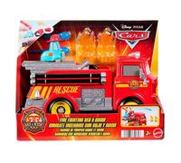 Disney & Pixar Cars Course & Secours Lutte Contre L'Incendie Rouge & Guido