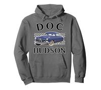 Disney Pixar Cars Doc Hudson Finish Sweat à Capuche, Unisexe pour adultes, Asphalte, S