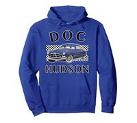 Disney Pixar Cars Doc Hudson Finish Sweat à Capuche, Unisexe pour adultes, Bleu Royal, L