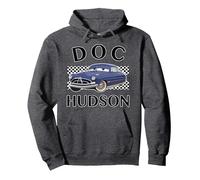 Disney Pixar Cars Doc Hudson Finish Sweat à Capuche, Unisexe pour adultes, Chiné Foncé, M