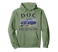 Disney Pixar Cars Doc Hudson Finish Sweat à Capuche, Unisexe pour adultes, Vert sauge, XXL