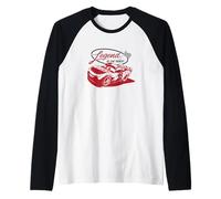 Disney Pixar Cars Legend of The Track! McQueen Retro Shot Manche Raglan